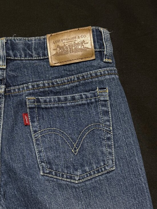 Levi's Other - Levi's 517 Girls Youth Sized Jeans 14 Blue Stretch Flare Low Rise